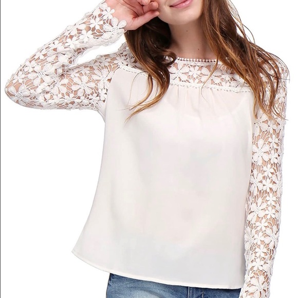 Chiffon Semi Sheer  Blouse - Picture 2 of 7